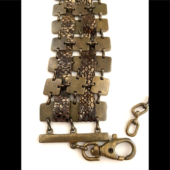 Metal Chain Statement Belt